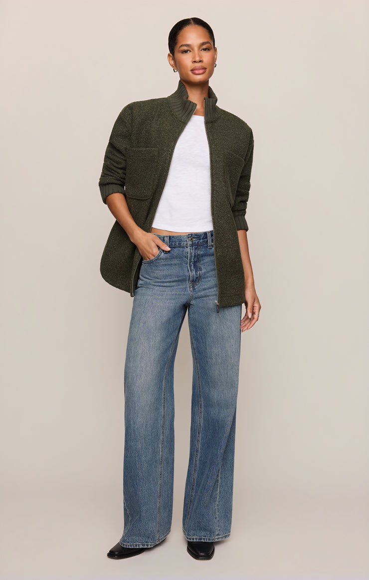 Jackets Downhill Textured Jacket Classic Olive