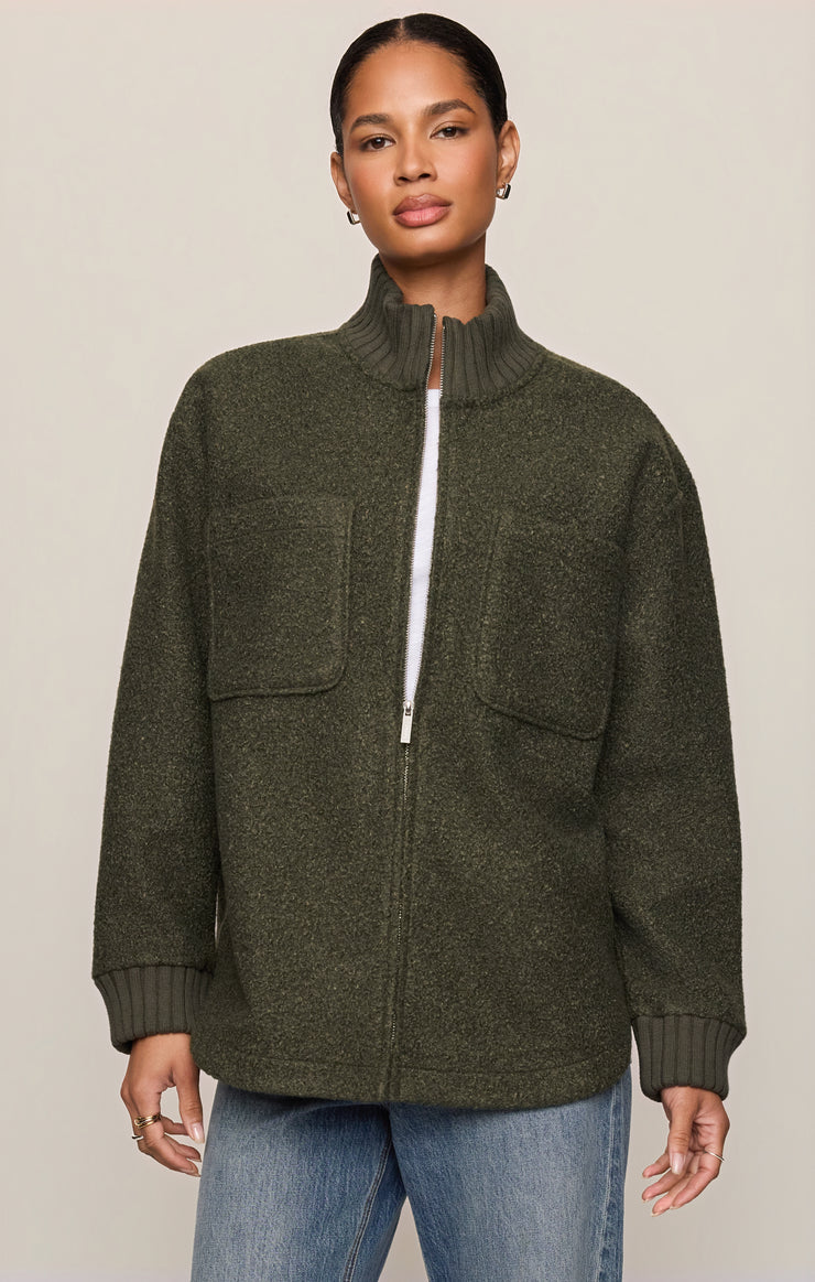 Jackets Downhill Textured Jacket Classic Olive