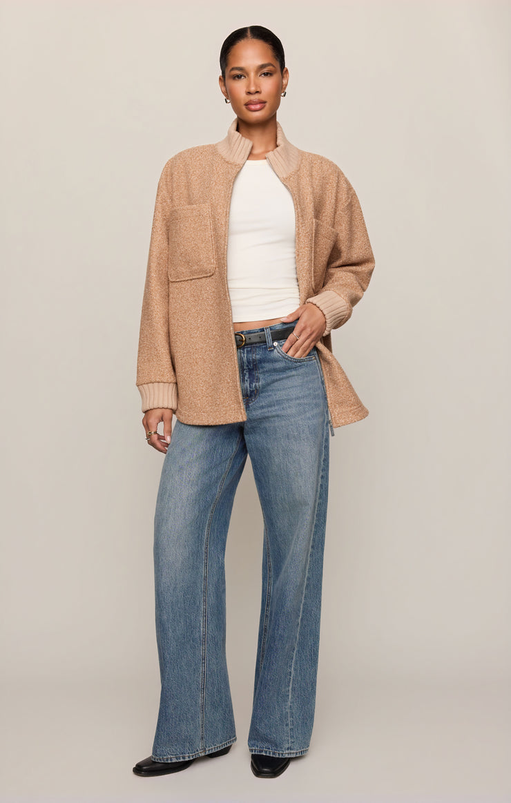 Jackets Downhill Textured Jacket Toasted Almond