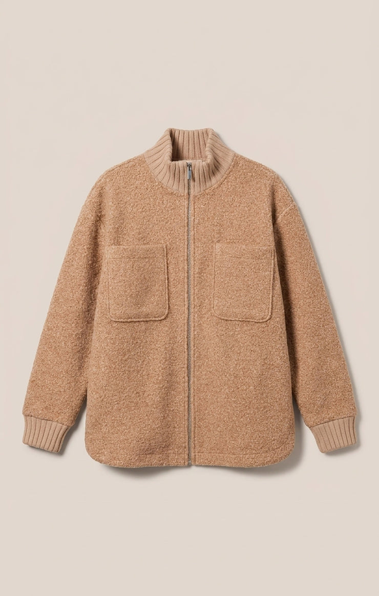 Jackets Downhill Textured Jacket Toasted Almond