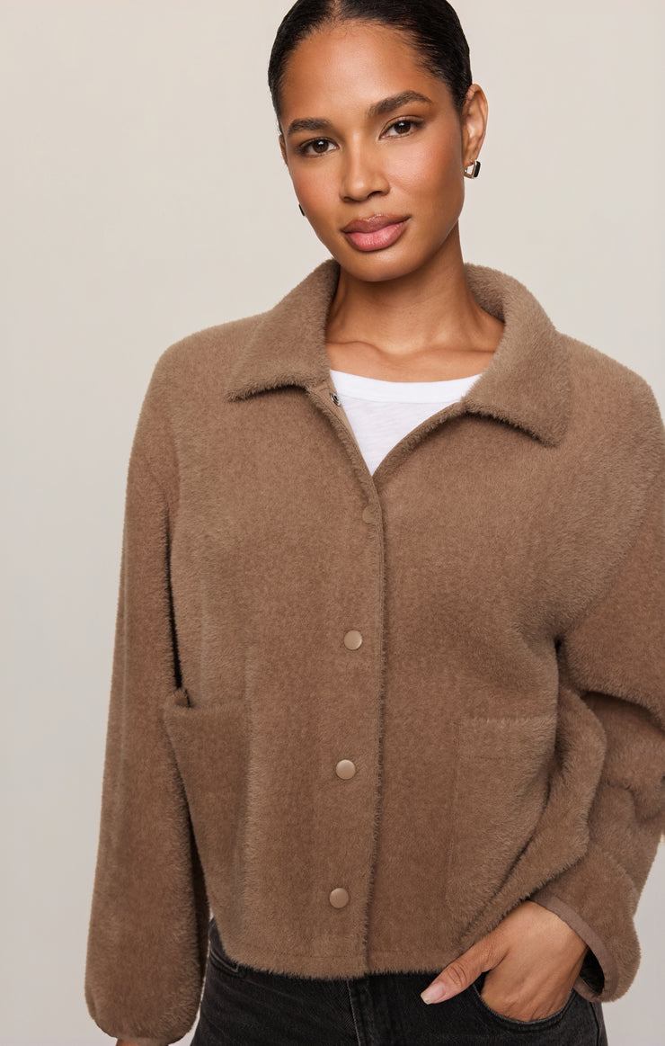 Jackets Bronx Cropped Jacket Light Toffee
