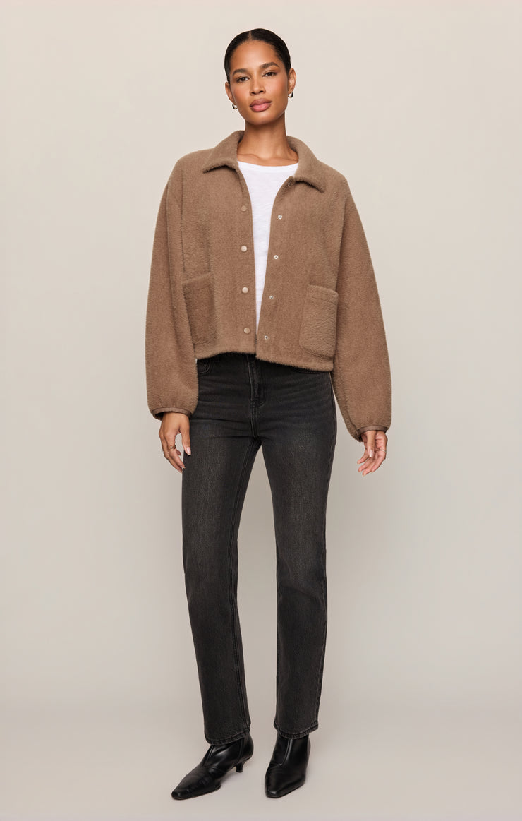 Jackets Bronx Cropped Jacket Light Toffee
