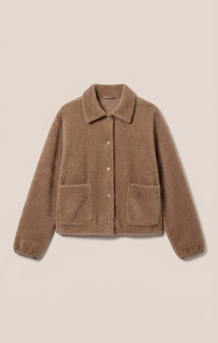 Jackets Bronx Cropped Jacket Light Toffee