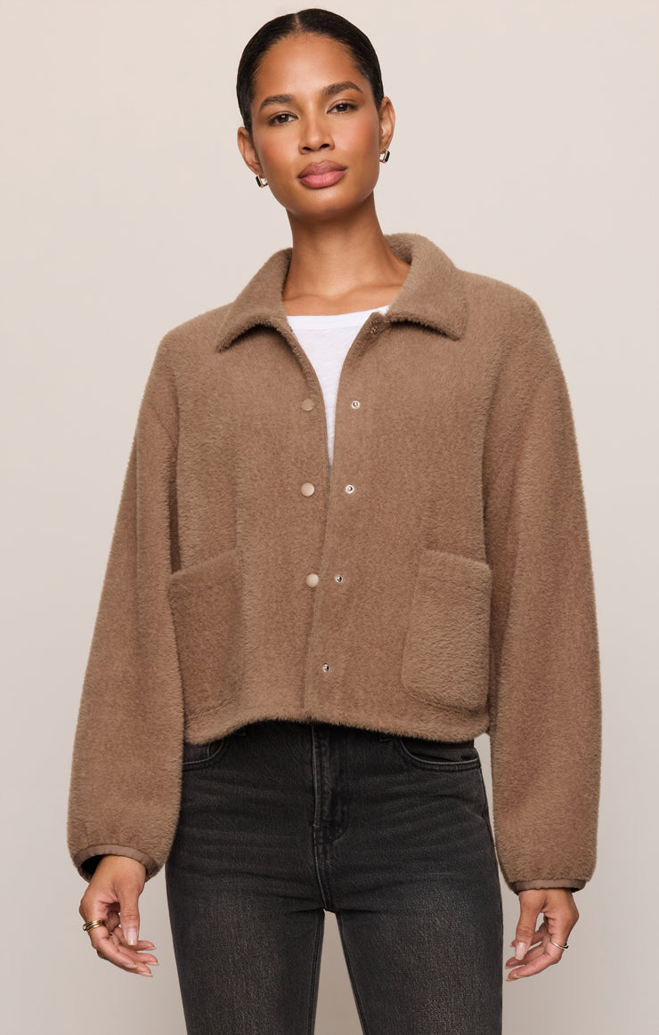 Jackets Bronx Cropped Jacket Light Toffee