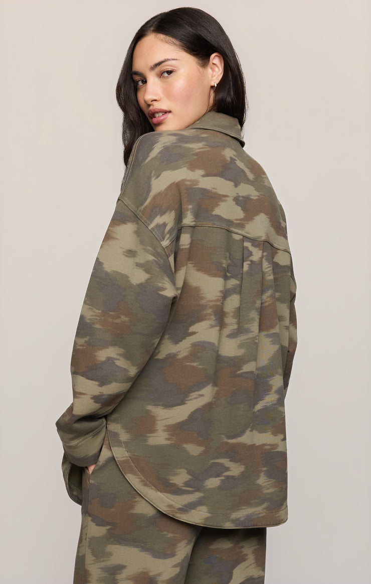 Jackets All Day Painterly Camo Jacket Classic Olive