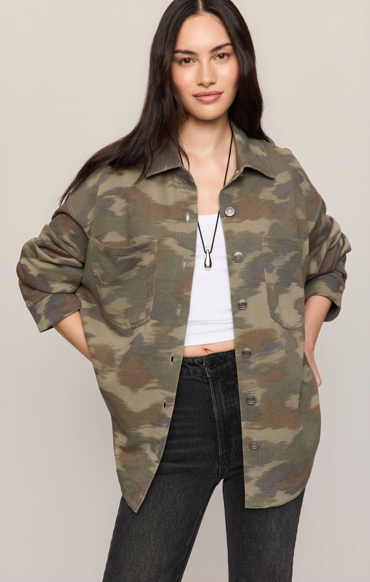Jackets All Day Painterly Camo Jacket Classic Olive