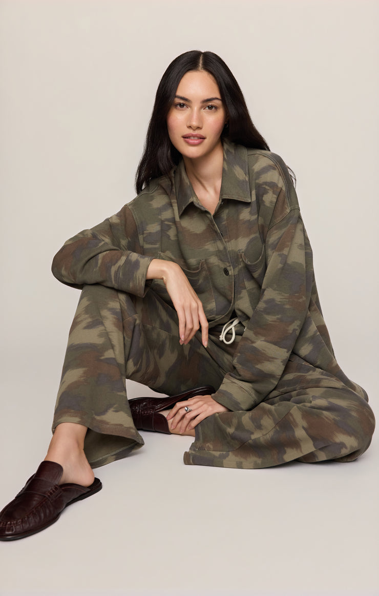 Jackets All Day Painterly Camo Jacket Classic Olive