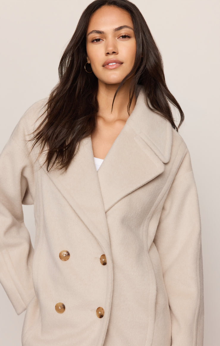 Coats Imogen Cocoon Coat Frosted Pearl