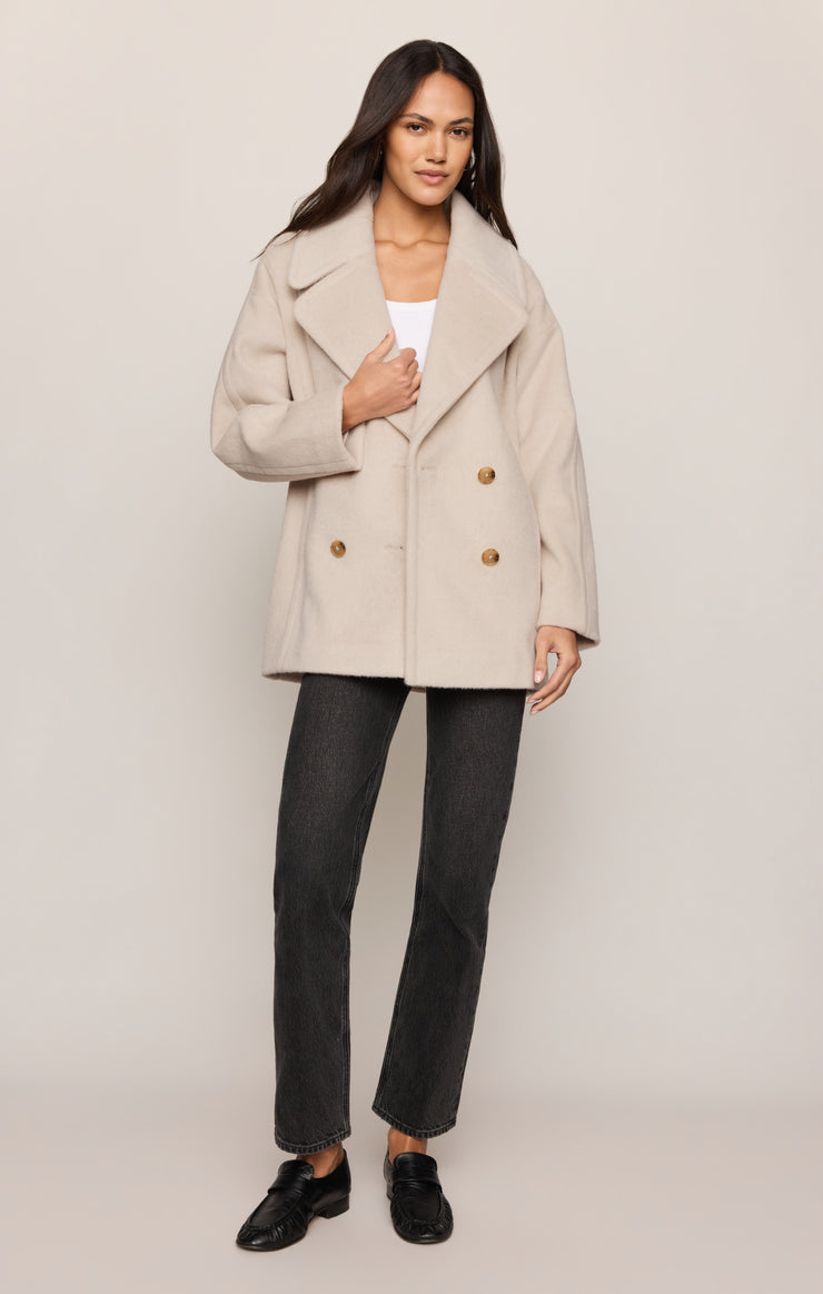 Coats Imogen Cocoon Coat Frosted Pearl