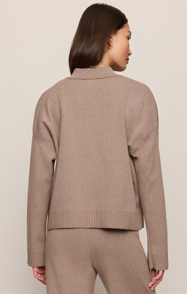 Jackets Slowdown Sweater Jacket Heather Ash