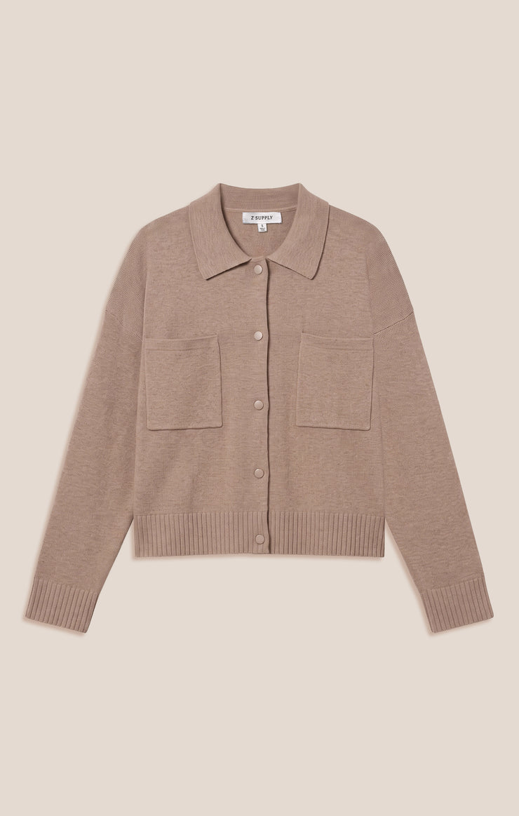 Jackets Slowdown Sweater Jacket Heather Ash