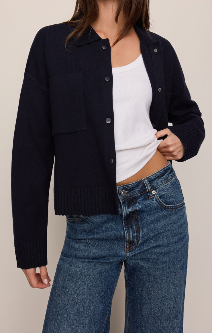 Jackets Slowdown Sweater Jacket Nightfall