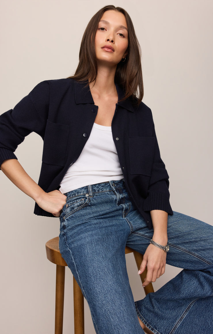 Jackets Slowdown Sweater Jacket Nightfall