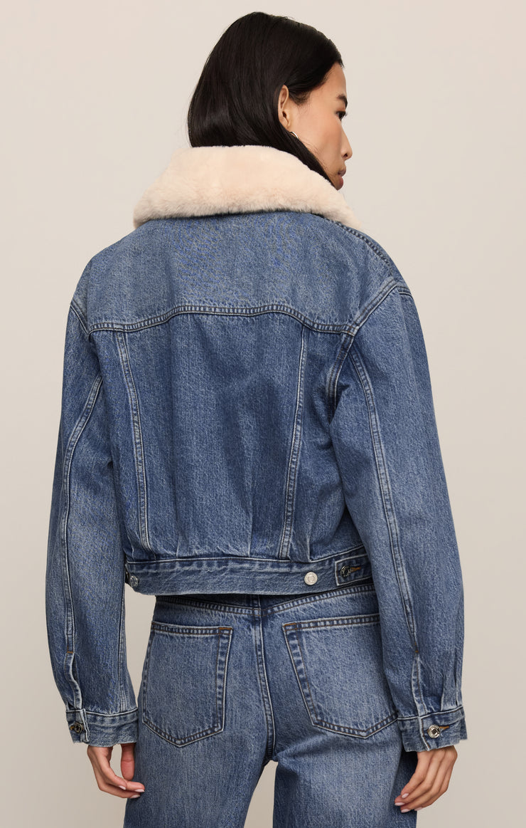 Jackets Daily Sherpa Denim Jacket Hush