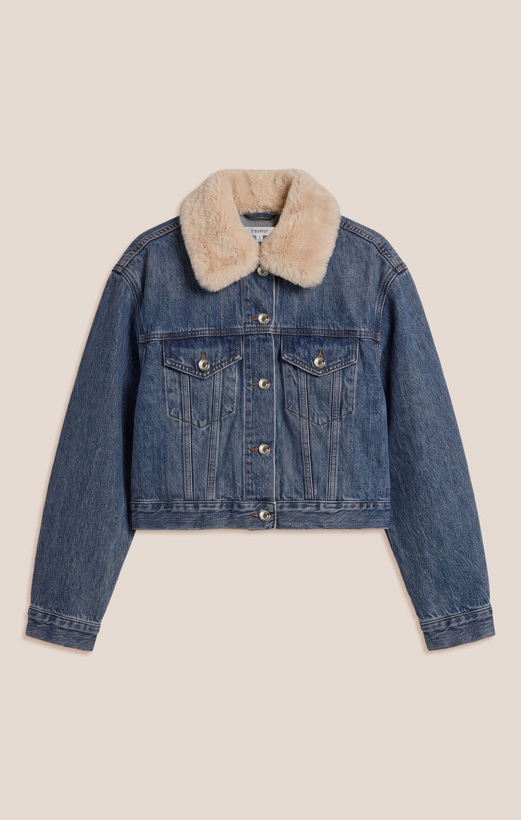 Jackets Daily Sherpa Denim Jacket Hush
