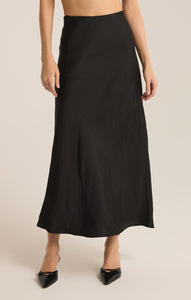 SkirtsEuropa Luxe Sheen Midi Skirt Black