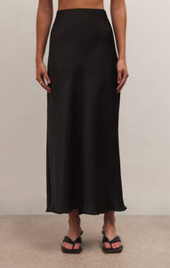 SkirtsEuropa Luxe Sheen Skirt Black