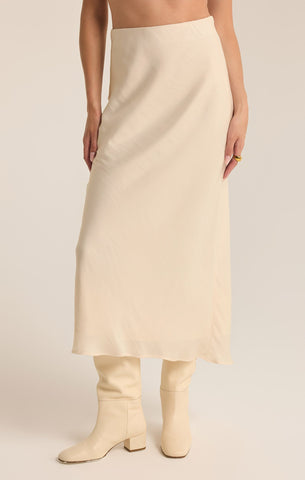 Europa Luxe Sheen Midi Skirt – Z SUPPLY