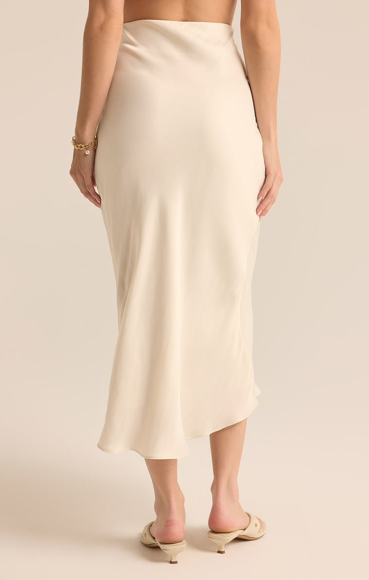 Skirts Euphoria Luxe Sheen Midi Skirt Sandstone
