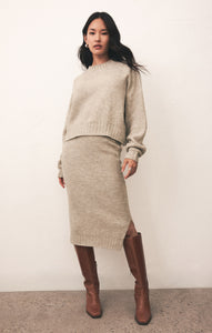 SkirtsShellie Sweater Skirt Oatmeal