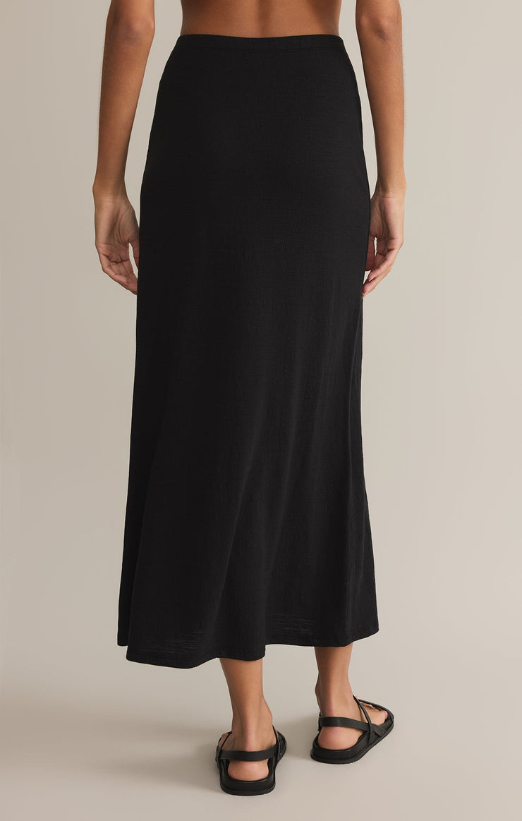 Skirts Delavine Textured Midi Skirt Black