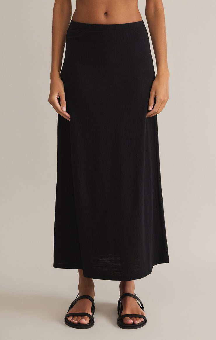 Skirts Delavine Textured Midi Skirt Black