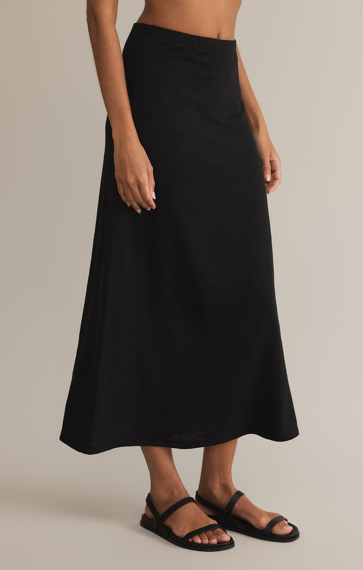 Skirts Delavine Textured Midi Skirt Black