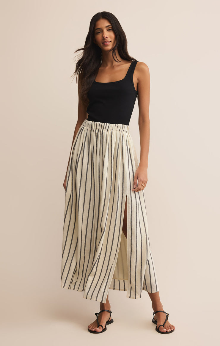 Kassidy Stripe Linen Skirt – Z SUPPLY