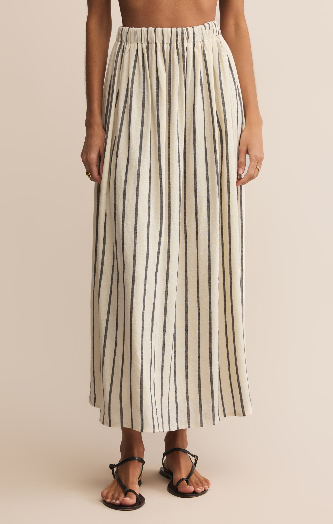 ●eessay● STRIPED CANCAN SKIRT Kassidy Stripe Linen Skirt – Z SUPPLY