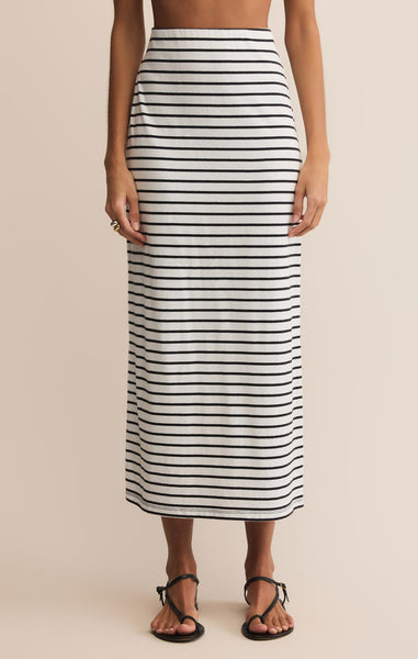 スカート Multi Coloured Striped Midi Skirt CA5A3397-3B54-4E37-81AF-