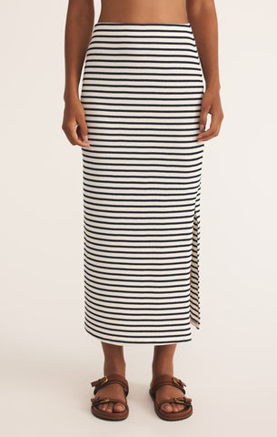 【INCHANT ME】[Setup Available] Suet Stripe Long Skirt Whitney Stripe Maxi Skirt | Splendid