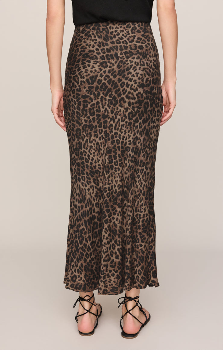 Skirts Izabel Leopard Skirt Desert Tan