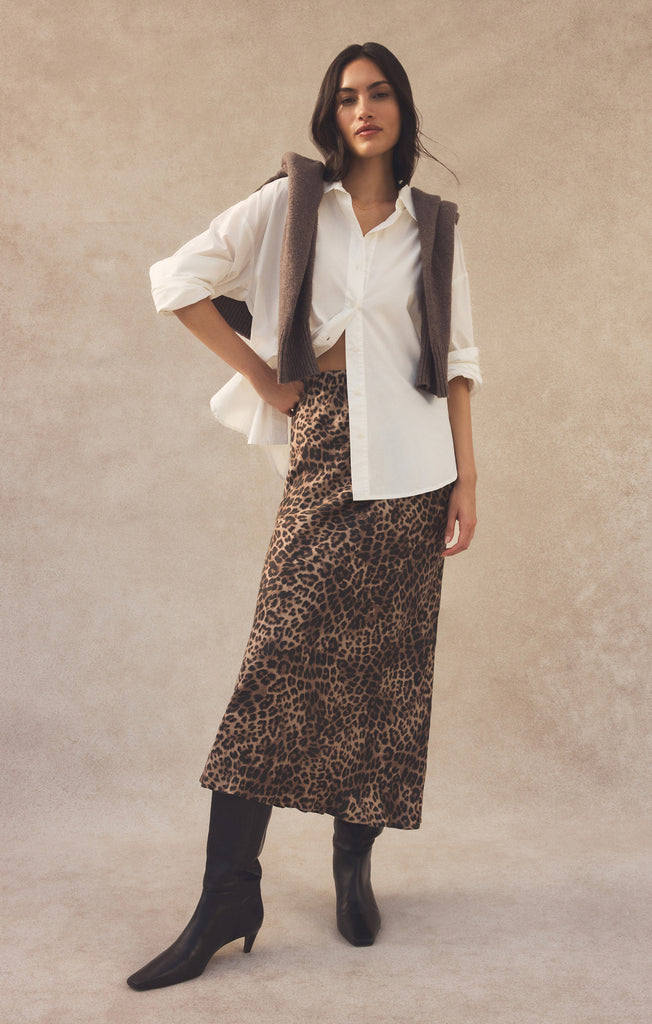 Izabel Leopard Maxi Skirt – Z SUPPLY