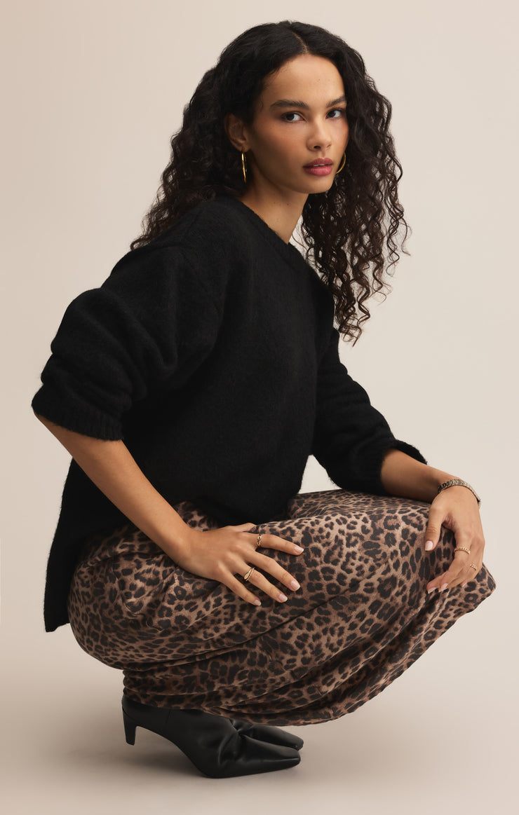 Skirts Izabel Leopard Skirt Desert Tan