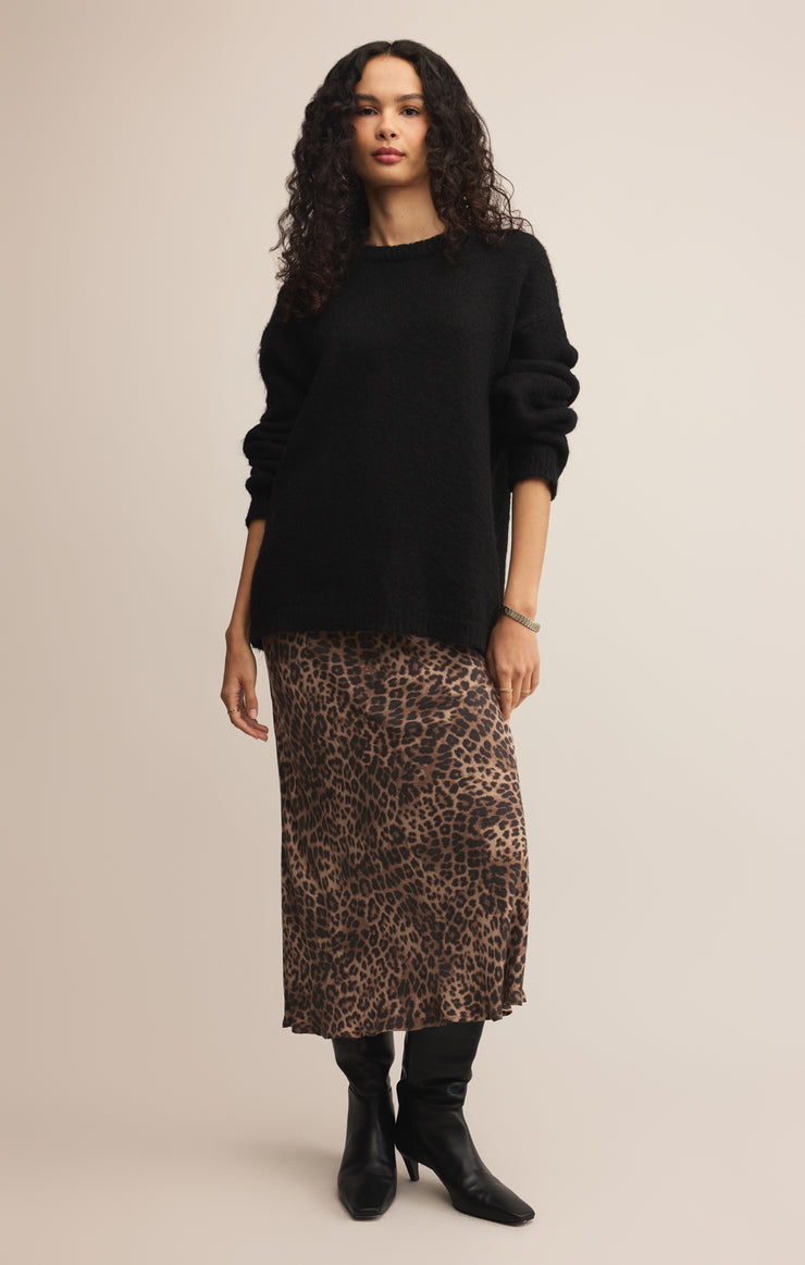 Skirts Izabel Leopard Skirt Desert Tan