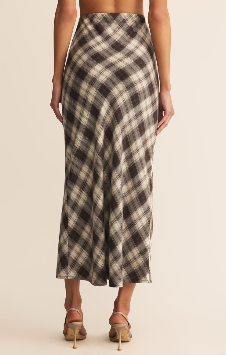 Europa Plaid Midi Skirt – Z SUPPLY