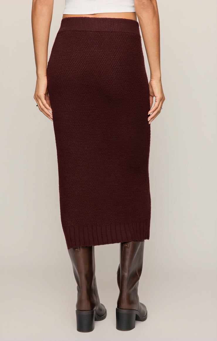 Skirts Shellie Sweater Skirt Merlot
