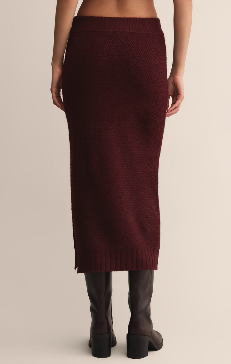 Skirts Shellie Sweater Skirt Merlot