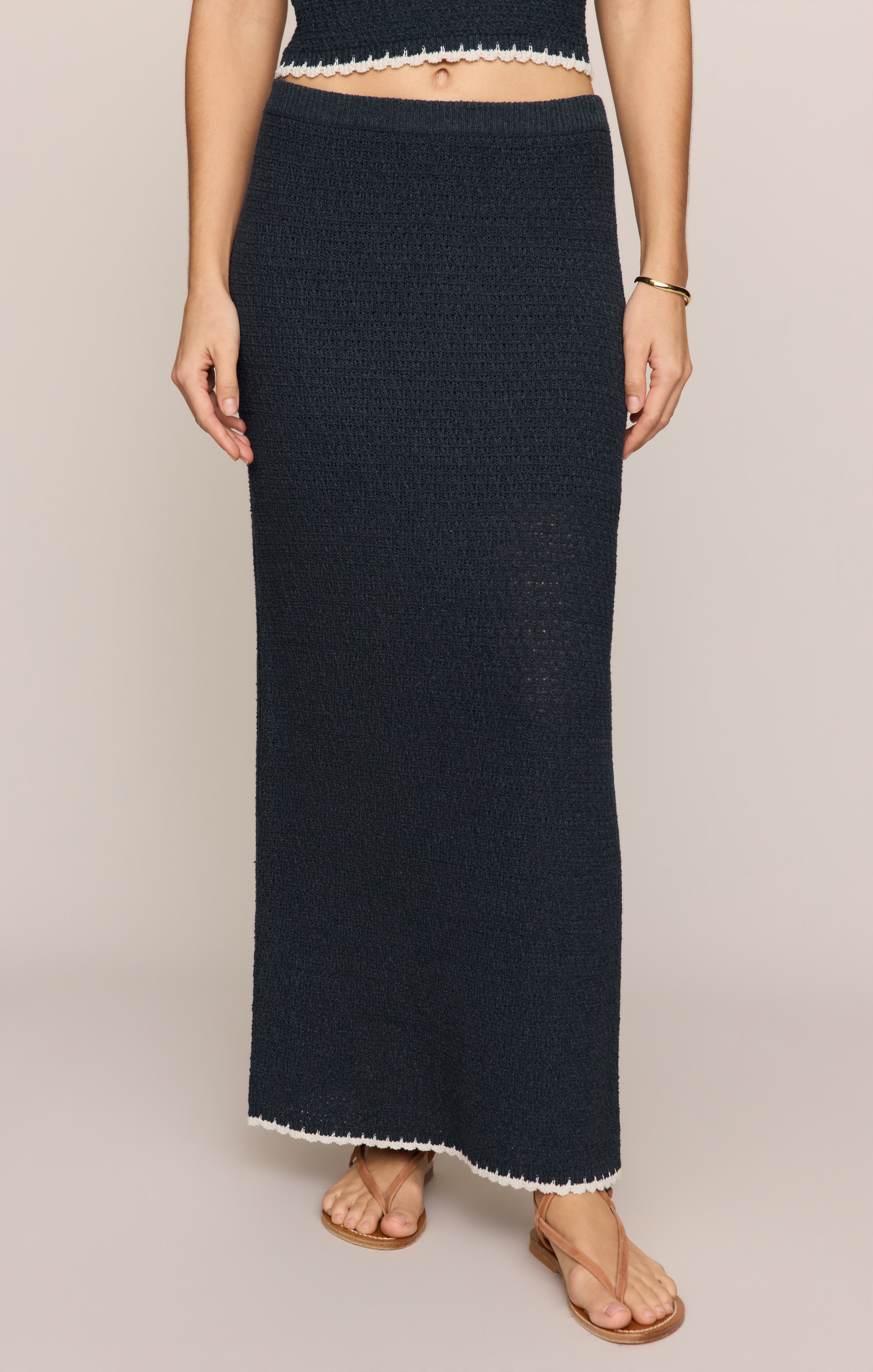 YSK Yessenia Whipstitch Midi Skirt – Z SUPPLY