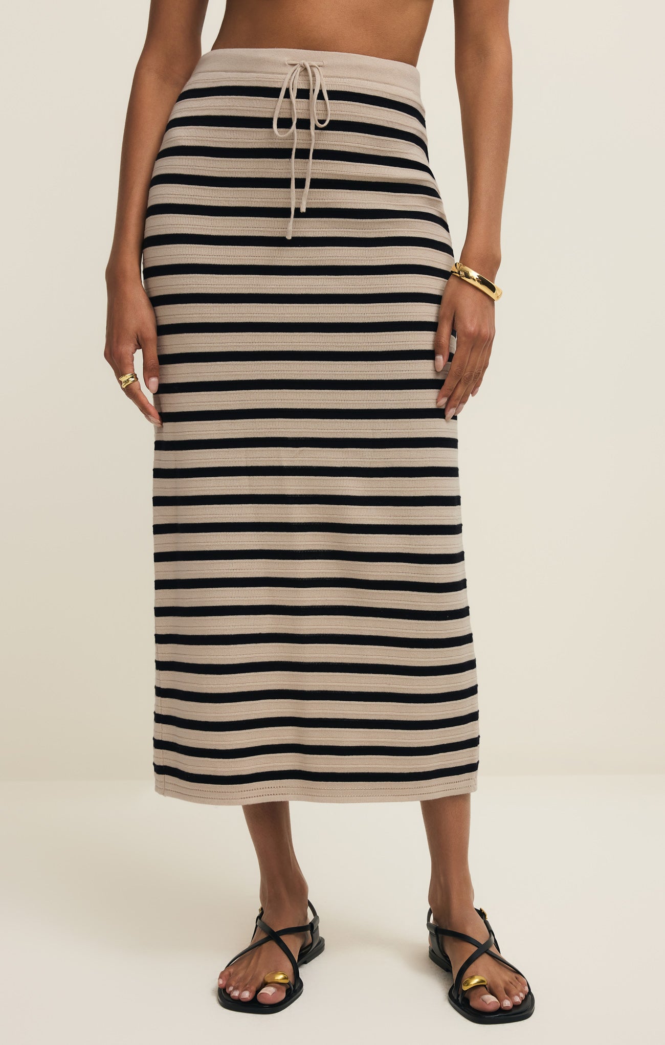 Emori Striped Midi Skirt – Z SUPPLY