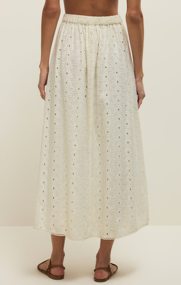 Skirts Bria Eyelet Skirt White