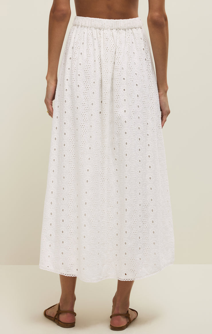 Skirts Bria Eyelet Skirt White