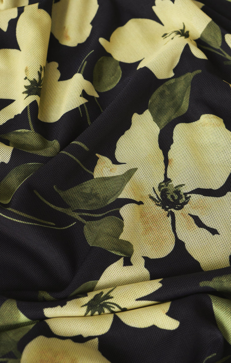 Skirts Eda Ren Floral Mesh Maxi Skirt Sunnyside