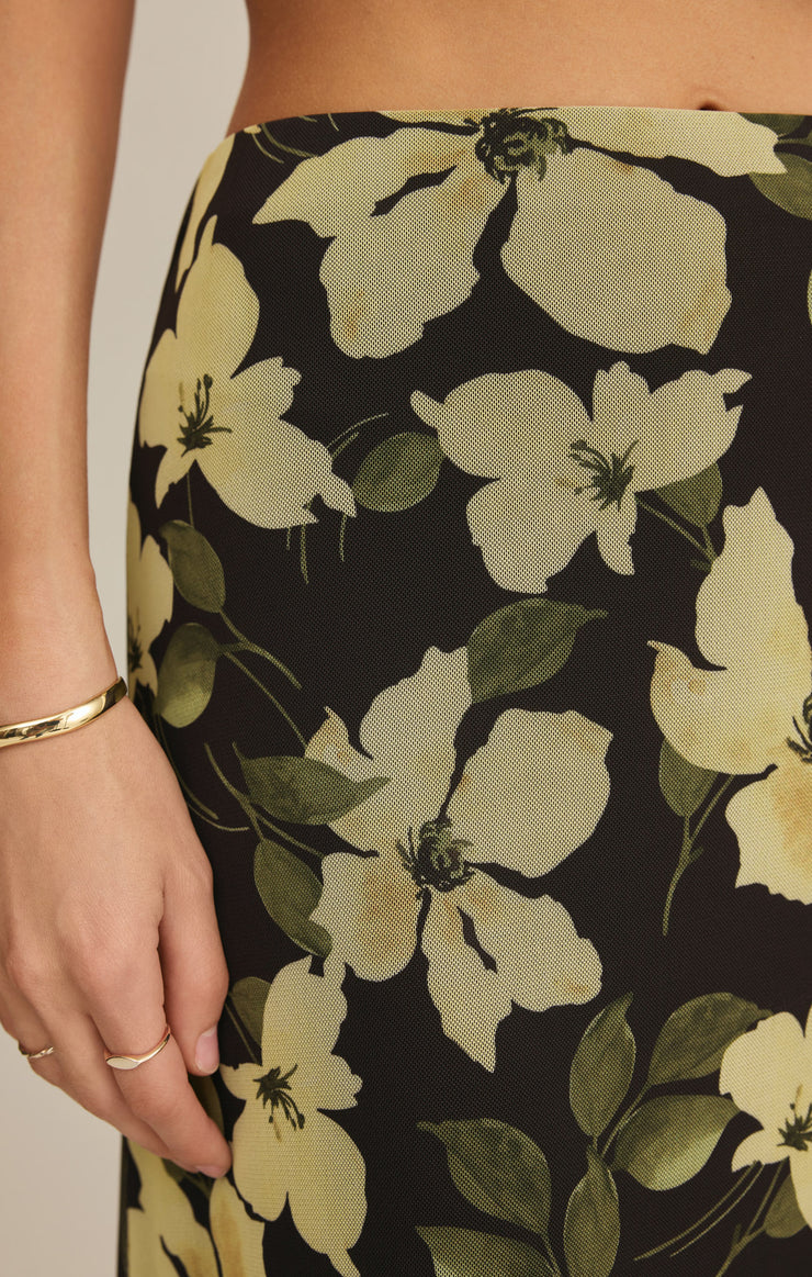 Skirts Eda Ren Floral Mesh Maxi Skirt Sunnyside