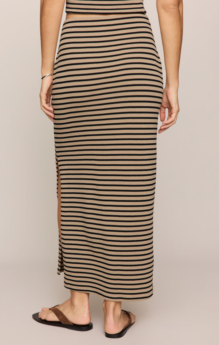 Skirts Ainslie Stripe Midi Skirt Putty