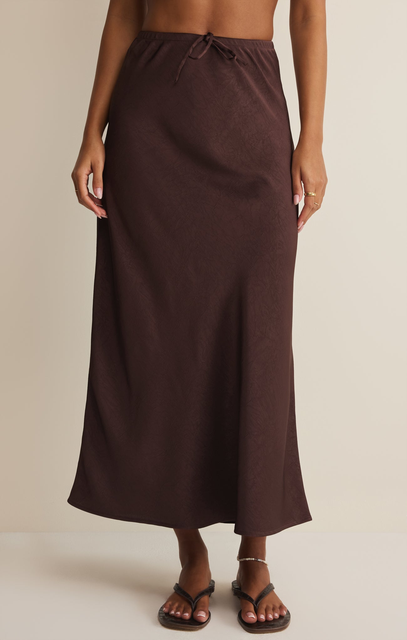 Viva Satin Midi Skirt – Z SUPPLY