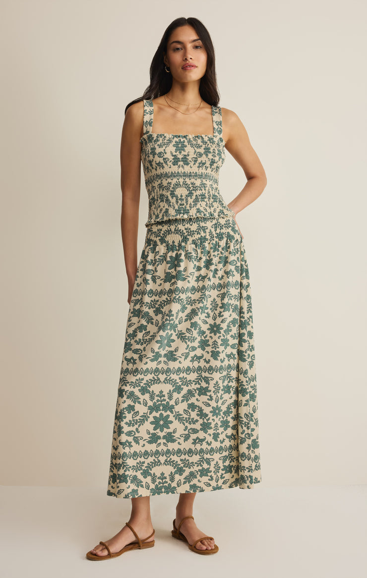 Skirts Leya Tera Paisley Maxi Skirt Everglade