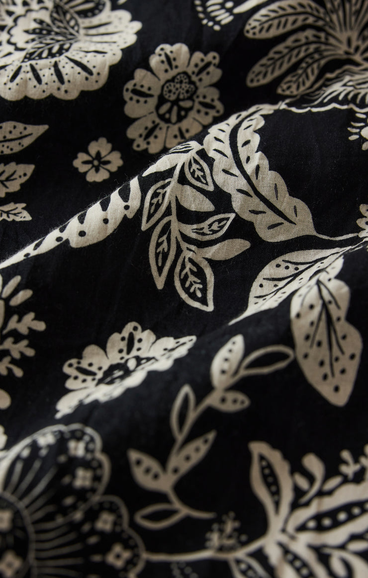 Skirts Lorna Luz Floral Mini Skirt Black