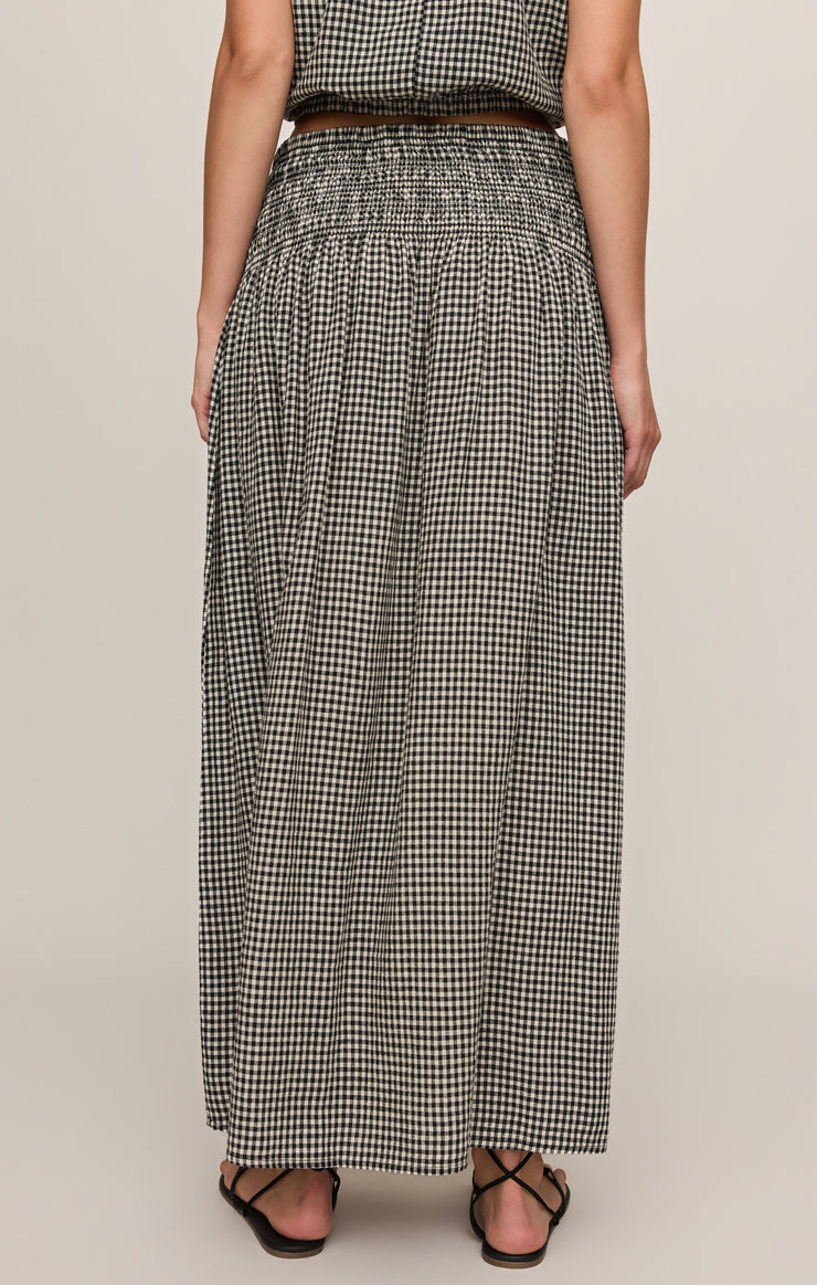 Skirts Brooke Gingham Maxi Skirt Black