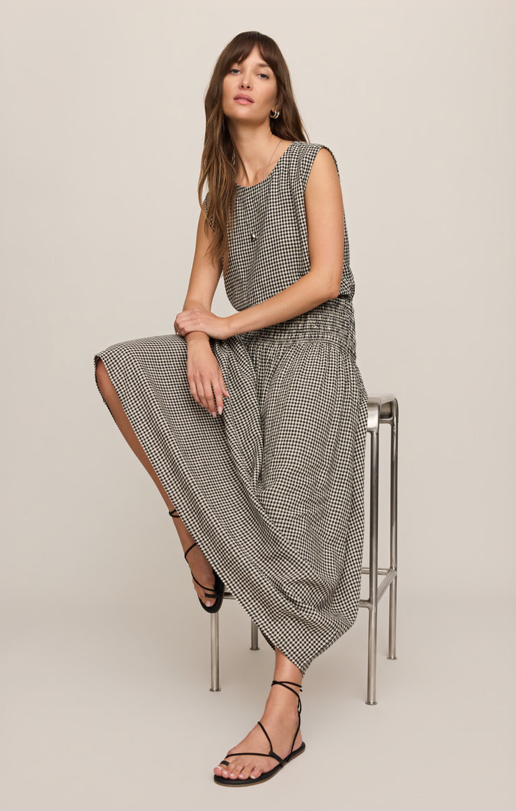 Brooke Gingham Maxi Skirt